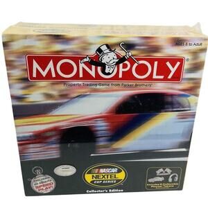 2005 Monopoly NASCAR Nextel Cup Series Collectors Edition Sealed‎